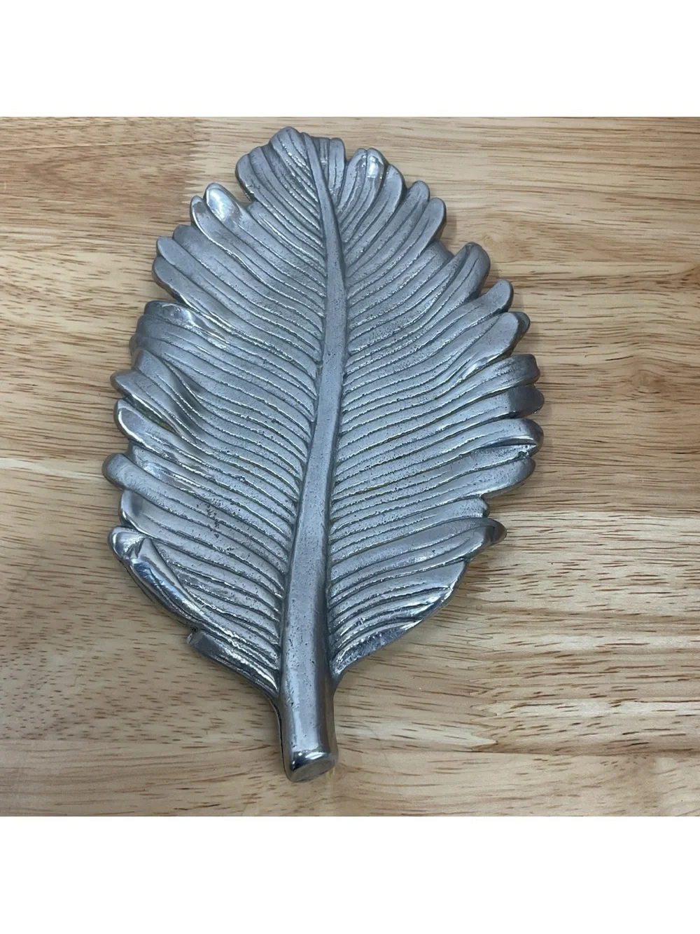 Feather Decorative Tray or Trinket Holder - Arthur Court 1989